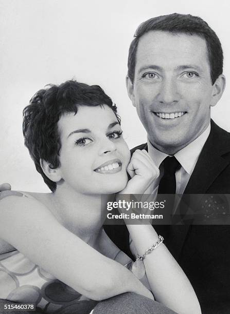 Claudine Longet and Andy Williams. Hollywood, California: Singing star Andy Williams and French dancer Claudine Longet announced December 6, that...