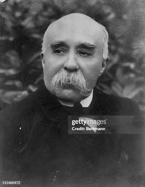 French Prime Minister Georges Clemenceau