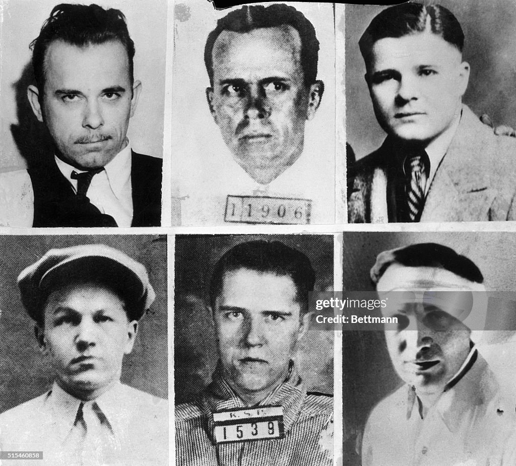 Most Wanted Criminals of 1934