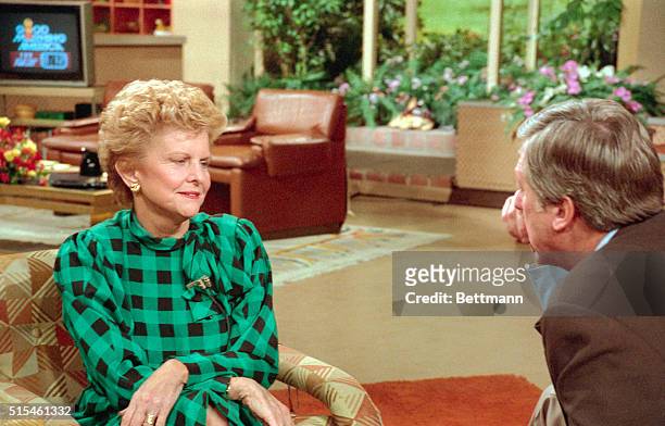 Betty Ford, the wife of Former President Gerald Ford, during an interview on "Good Morning America" in which she discussed her drinking problem.
