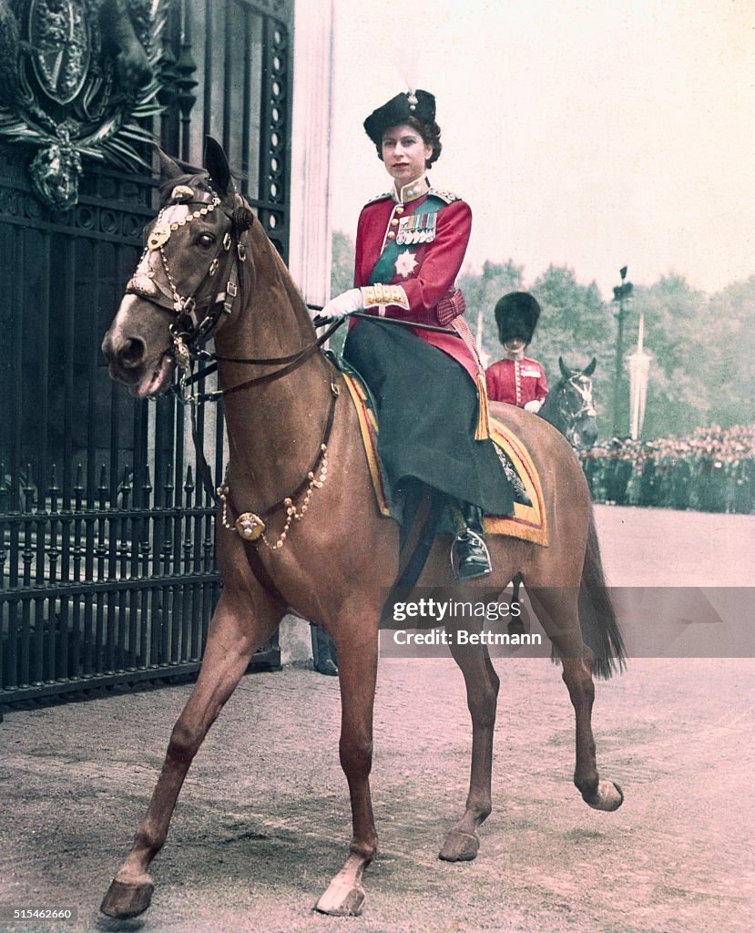Princess Elizabeth Riding a Horse
