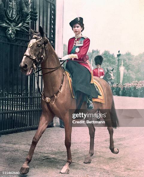 Princess Elizabeth Riding a Horse Princess Elizabeth Riding a Horse