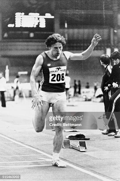Czechoslovak runner Jarmila Kratochvilova set two world best indoor times Wednesday night and became the first woman in the world to run 400 meters...