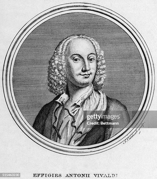 Picture of Italian violinist and composer, Antonio Vivaldi.
