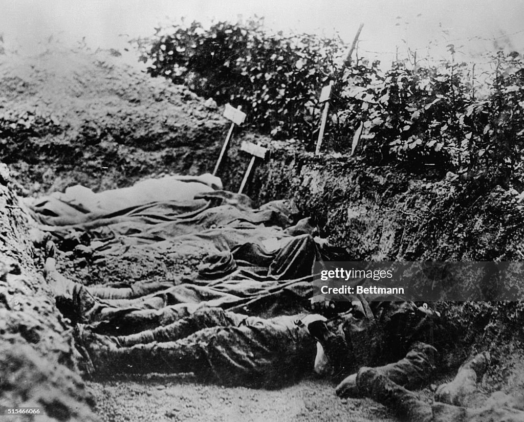 View of Dead World War I Soldiers