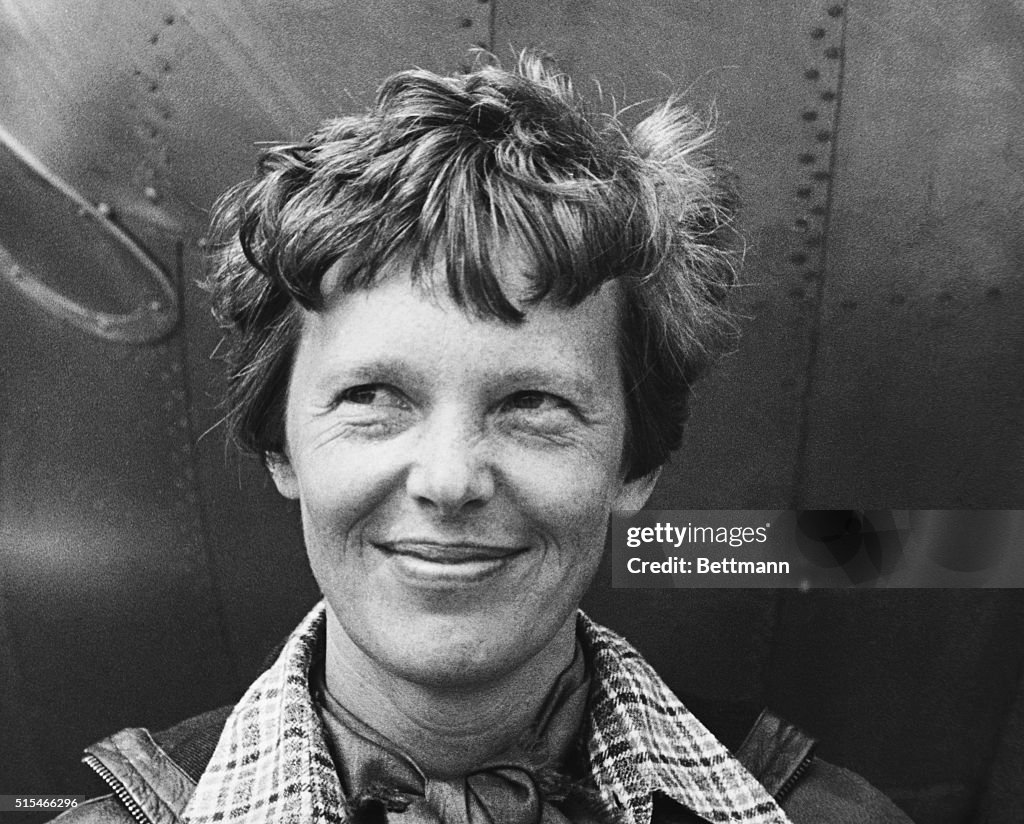 Portrait of Amelia Earhart