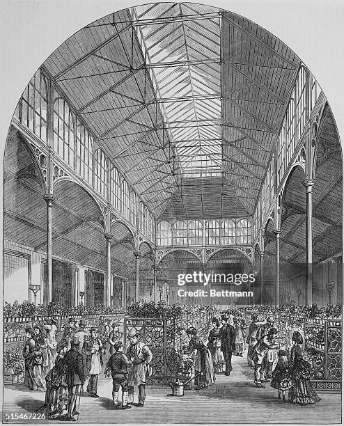 Victorian Flower Market, News Photo