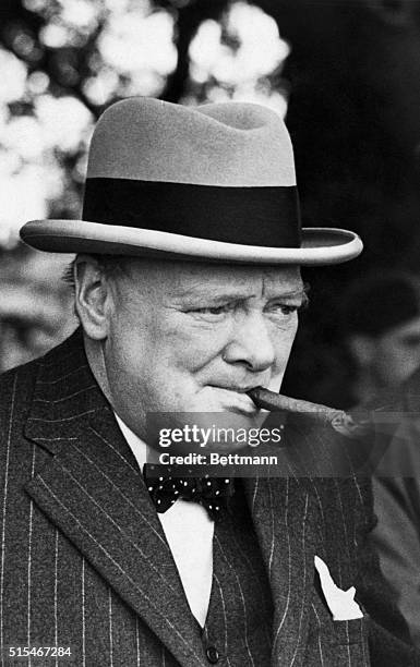 Photograph of Mr. Winston Churchill when First Lord of the Admirality--1939.