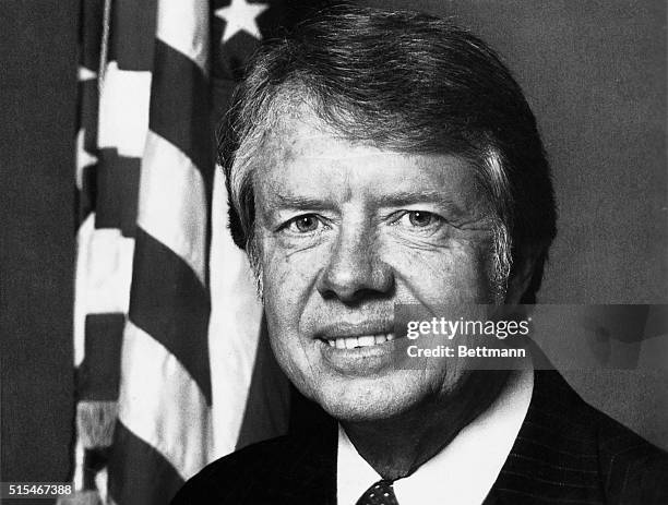 Formal Portrait of President Jimmy Carter. Undated photo circa 1970s.