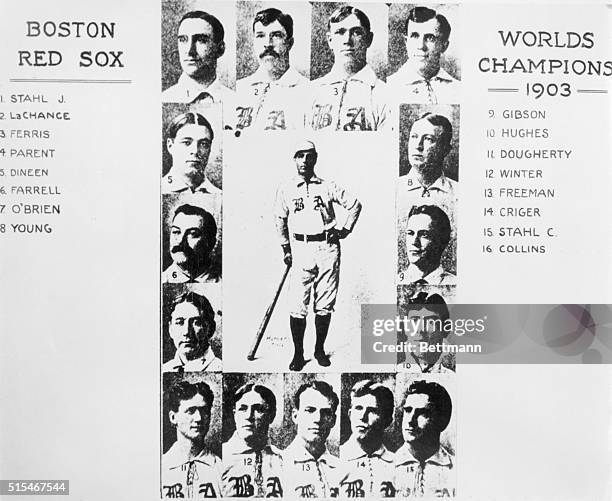 World Series Champions, the Boston Pilgrims. The team was renamed the Boston Red Sox in 1909.