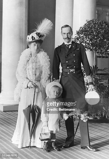 King Haakon VII . Prince of Denmark, King of Norway from 1905. Married in 1896 to Princess Maud of Wales . One child, Crown Prince Olaf.