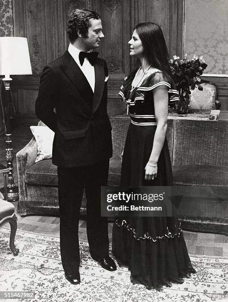 King Carl Gustaf and His German Fiancee King Carl Gustaf and His German Fiancee