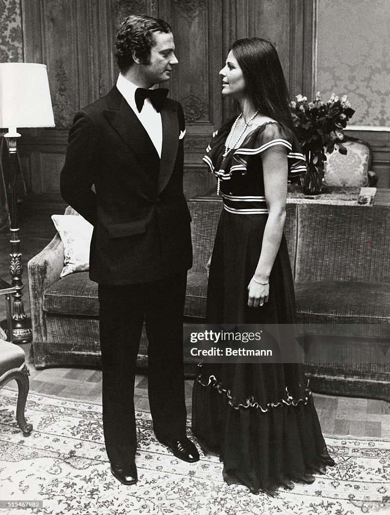 King Carl Gustaf and His German Fiancee