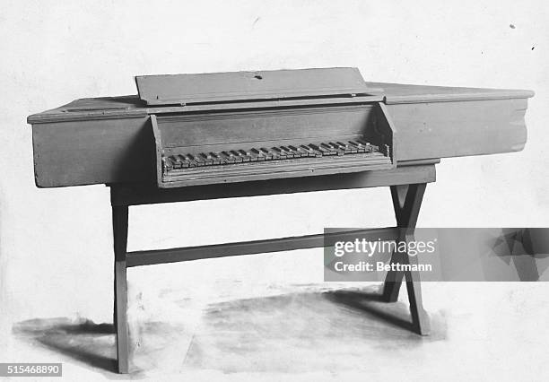 The 16th Century Spinet on which boy Verdi began his musical studies.