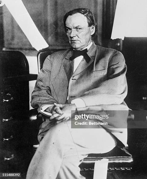 Clarence Darrow During Trial for Bribery Clarence Darrow During Trial for Bribery