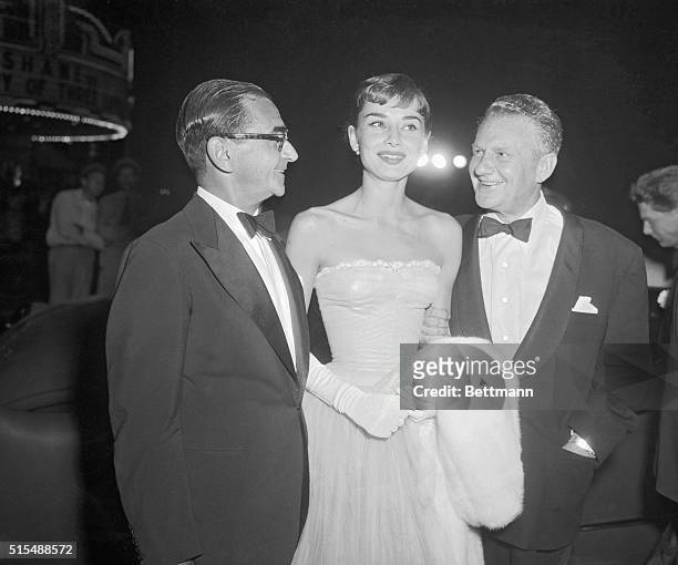 Special benefit premiere of William Wyler's "Roman Holiday" was held at the Village Theater in Westwood last night with proceeds going to the $1 000...