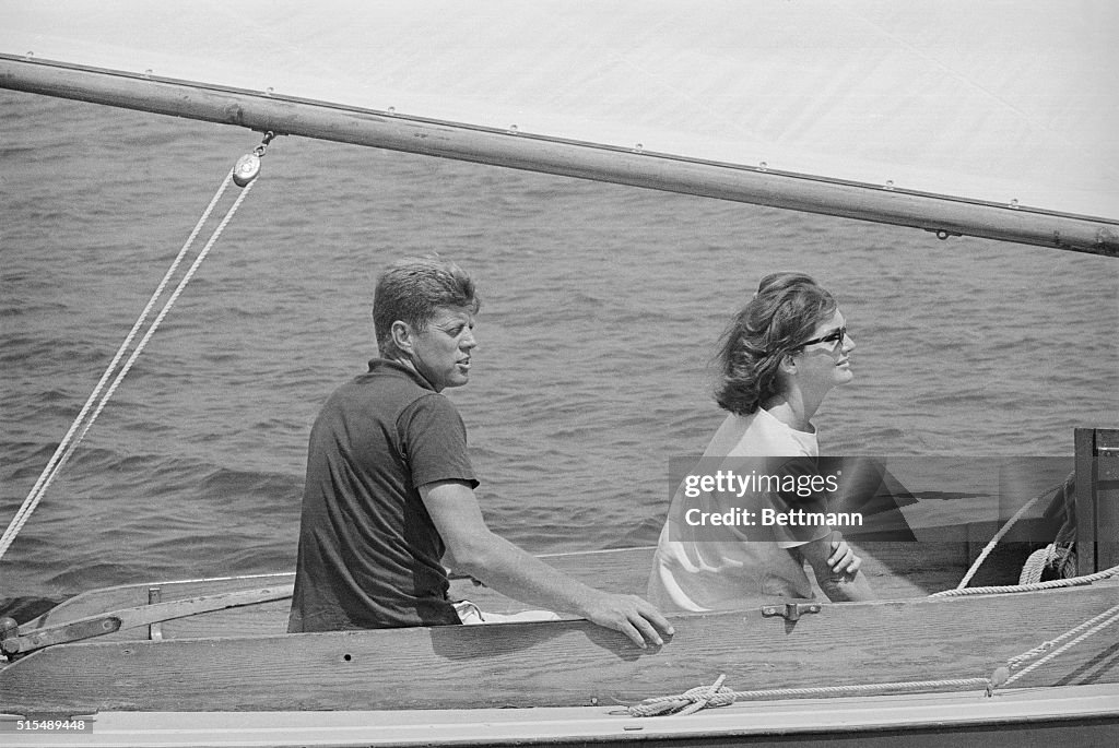 Mr. and Mrs. Kennedy Boating