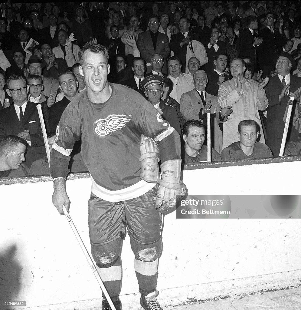 Gordon Howe Smiling in Uniform