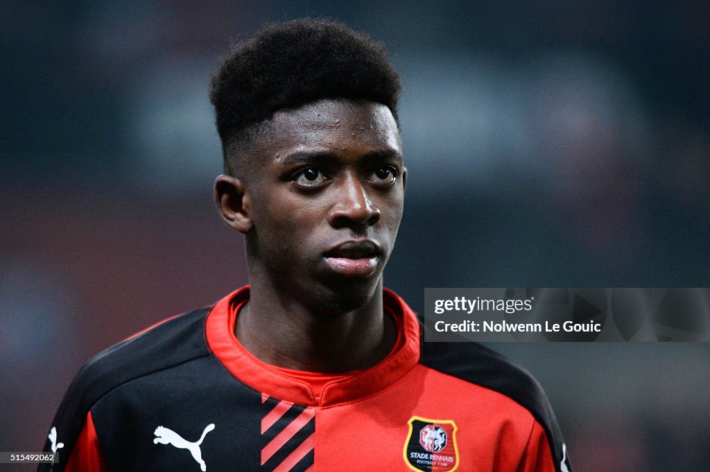 Dembele Rennes Ousmane Dembele of Rennes during the French Ligue 1 match between ...