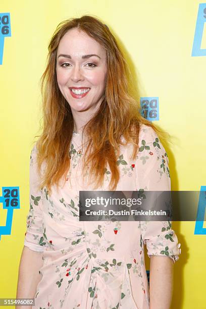 Actress Laura Patch attends the premiere of "Black Mountain Poets" during the 2016 SXSW Music, Film + Interactive Festival at Alamo Lamar D on March...