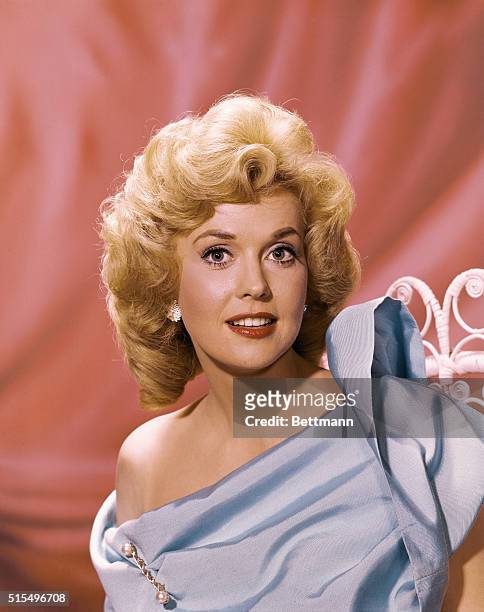 New York. Portrait of Donna Douglas who appears in television series, The Beverly Hillbillies,