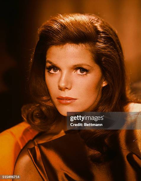 New York. Portrait of actress Samantha Eggar.