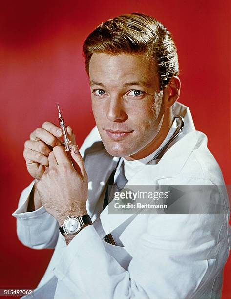 Richard Chamberlain, Actor, as he appears in the television series Dr. Kildare.