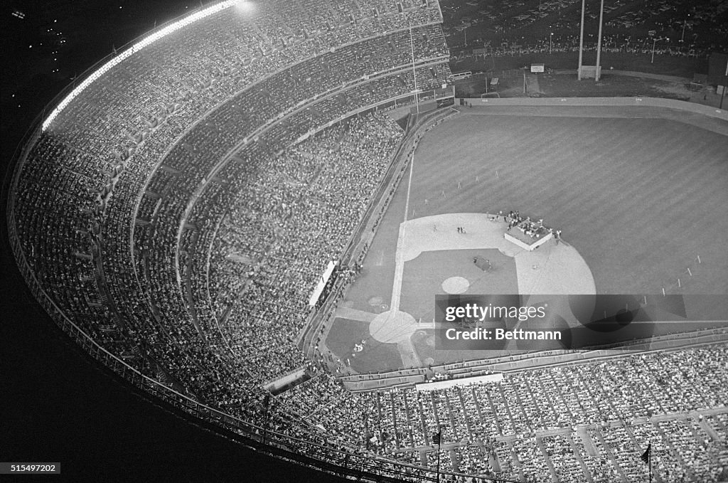 Shea Stadium During Beatles Concert