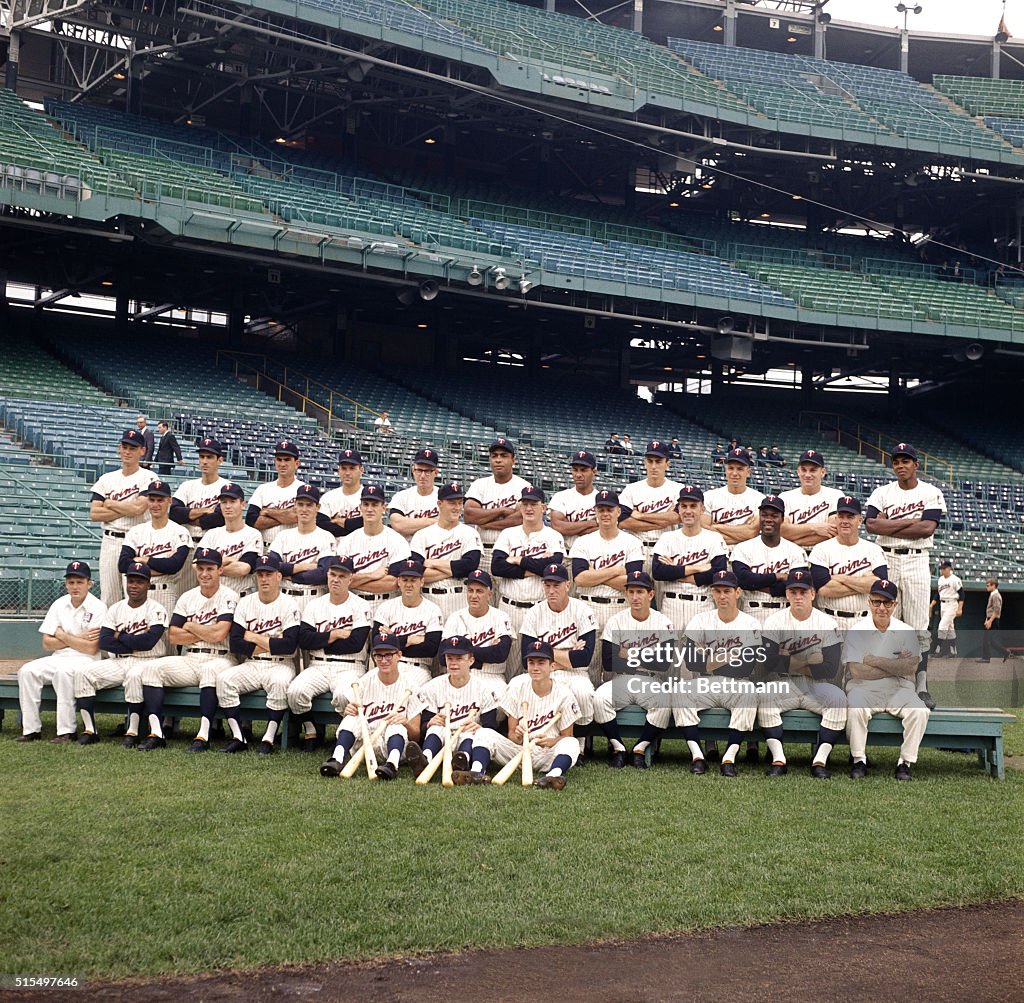 Portrait of Minnesota Twins Baseball Team
