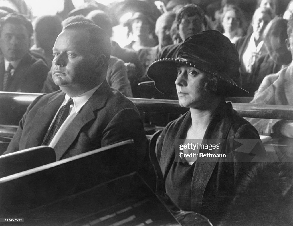 Roscoe "Fatty" Arbuckle and his Wife Doris