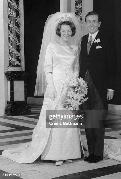 Wedding Portrait of Princess Beatrix and Claus von Amsberg Wedding Portrait of Princess Beatrix and Claus von Amsberg