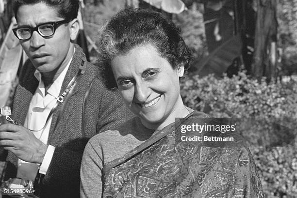Madame Prime Minister. New Delhi, India: Mrs. Indira Gandhi, widowed daughter of late Prime Minister Jawaharlal Nehru, was elected prime minister of...