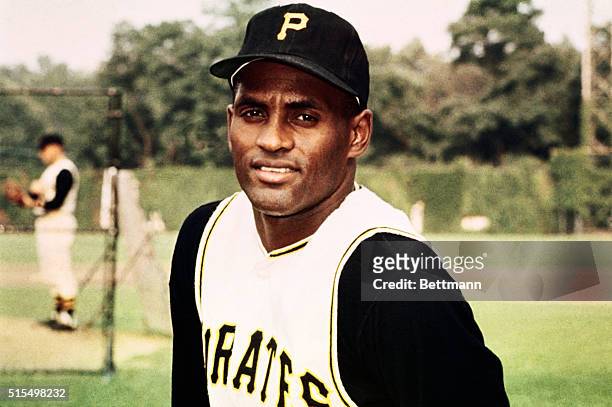 Close-ups of Roberto Clemente, Pittsburgh Pirates.