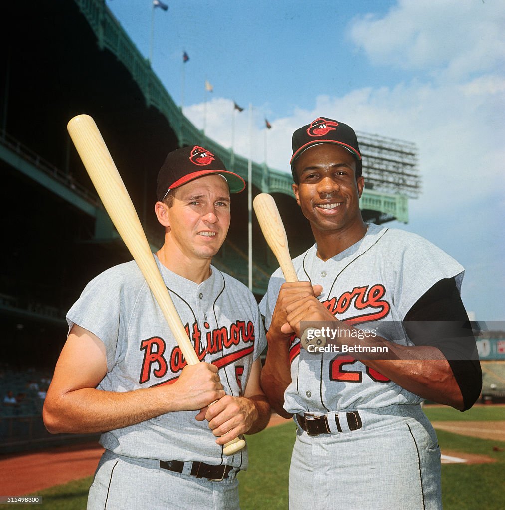 Frank Robinson and Brooks Robinson