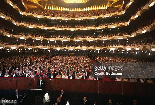 Lush red carpet, 163 feet long and seven feet wide, was the path traveled to enter the new Metropolitan opera house, which opened September 16th. A...