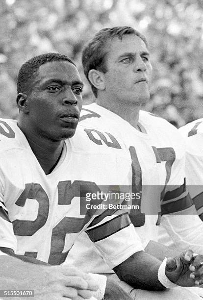 The Dallas Cowboys' "Dynamic Duo", Bob Hayes and Don Meredith teamed up 10/9 to dazzle the Philadelphia Eagles dizzy with a 56-7 victory that set up...