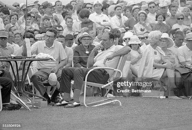 Argentine golfer Roberto De Vicenzo sits back in spite of it all, after he signed incorrect scorecard and cost himself a tie for the Masters Golf...