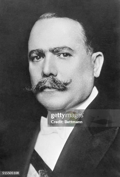 Alvaro Obregon , Mexican president 1920-24, President-elect in 1928 when assassinated.