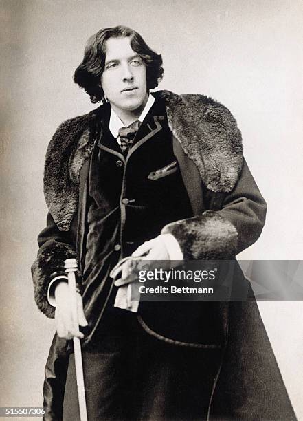 Oscar Wilde , Irish writer and playwright.
