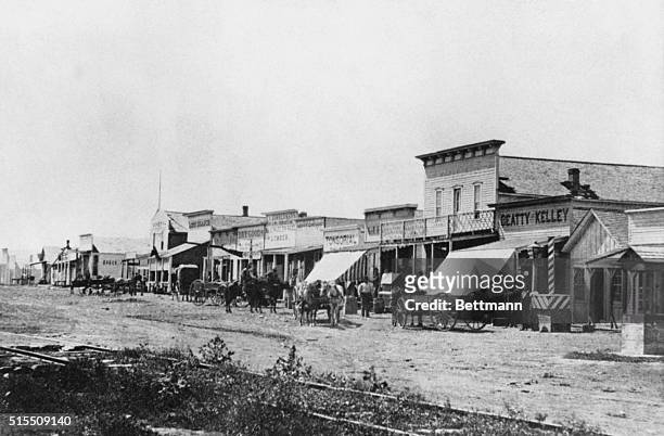 DODGE CITY, KANSAS.PHOTOGRAPH, 1878.
