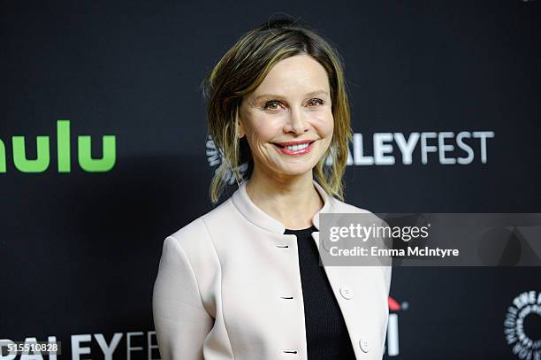 Actress Calista Flockhart attends The Paley Center For Media's 33rd Annual PaleyFest Los Angeles - 'Supergirl' at Dolby Theatre on March 13, 2016 in...