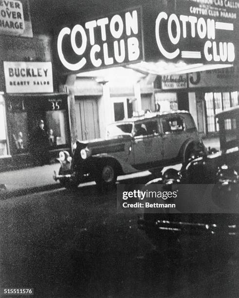 New York City: Exterior view of New York City's famous Cotton Club.