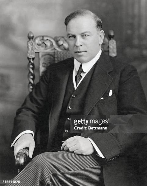 Canadian Statesman and Prime Minister William Lyon Mackenzie King.