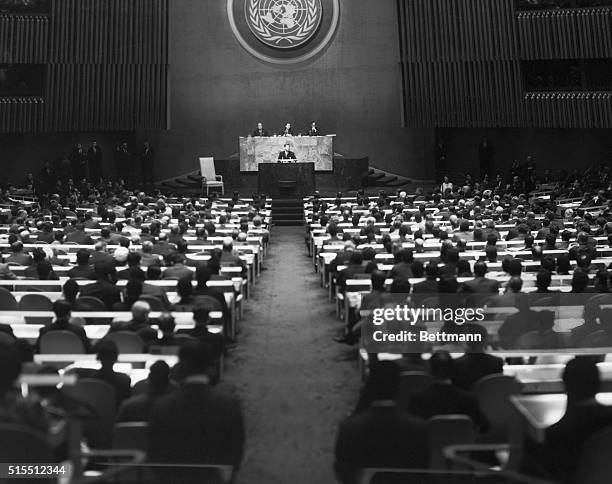 United Nations: President Kennedy makes a speech in which he suggested U.S. Soviet cooperation in space, before the United Nations General Assembly....
