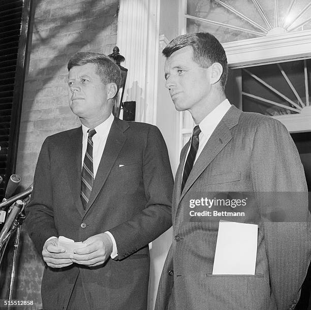 Robert Kennedy Named Attorney General. Washington: President-elect John Kennedy today named his 35 year old brother, Robert to be Attorney in his...