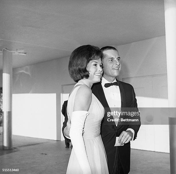 Mary Tyler Moore and husband Grant Tinker at the Emmy show at the Hollywood Palladium.