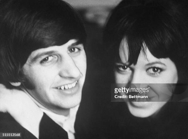 Beatle and his bride...Beatle drummer Ringo Starr married his long-time girlfriend, hairdresser Maureen Cox in a secret ceremony here early February...