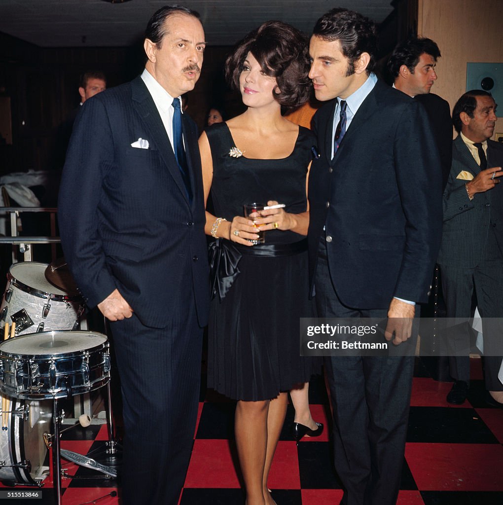 Actor Anthony Newley and Wife Joan Collins