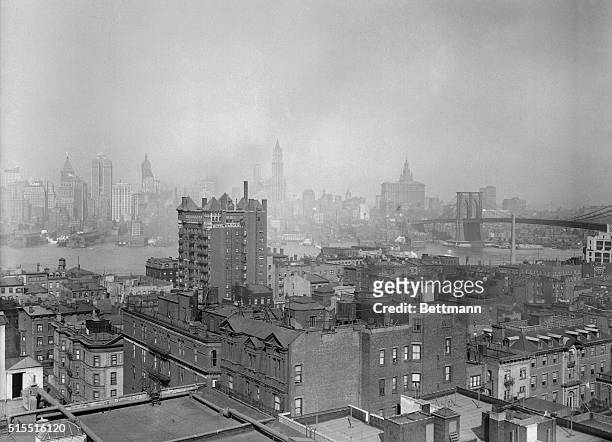 View of Brooklyn Heights Showing Skyline of New York City