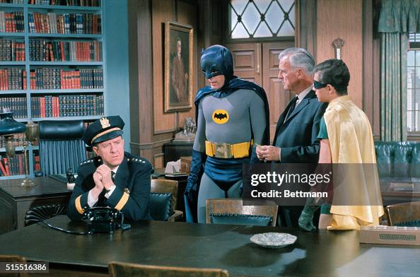 Adam West and Burt Ward in Scene from Batman Adam West and Burt Ward in Scene from Batman